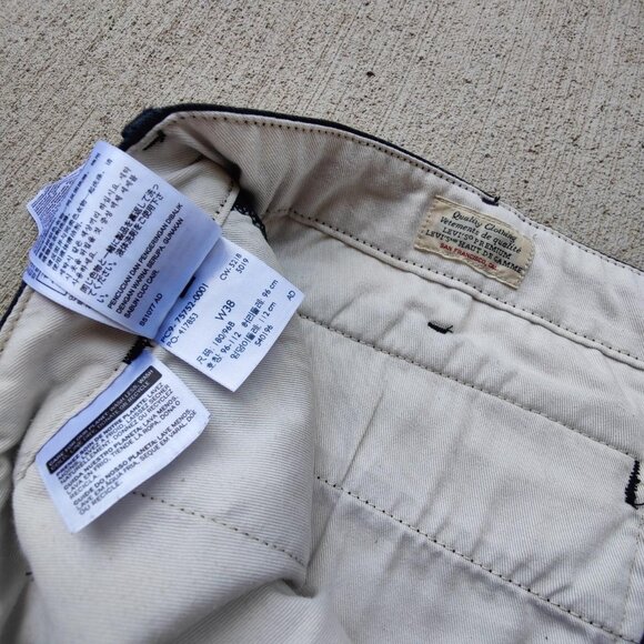 'Levi's' big e large tab heavy duty faded black cargo pants men's 38 - Picture 4 of 4